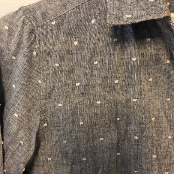 Fossil chambray button down size xs - Picture 2 of 8